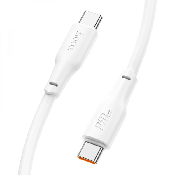 Кабель USB Hoco X93 Force 240W Type-C to Type-C 2M Бiлий