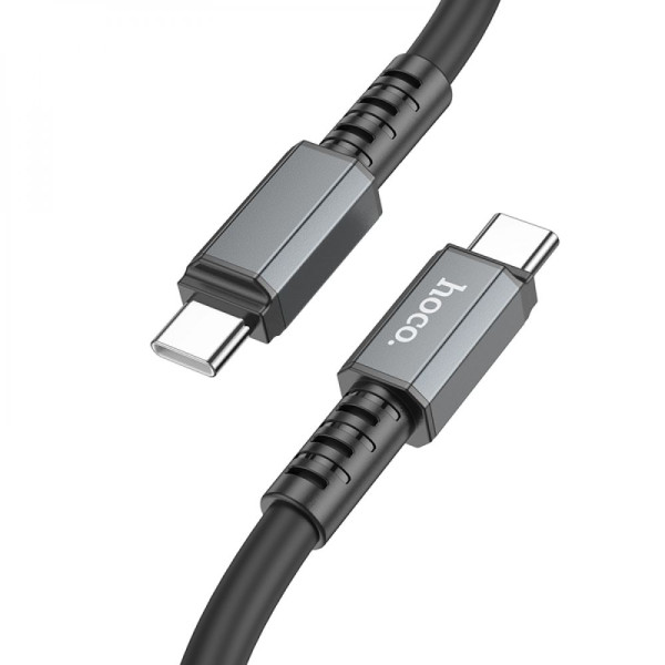 Кабель USB Hoco X85 60W Type-C to Type-C Білий