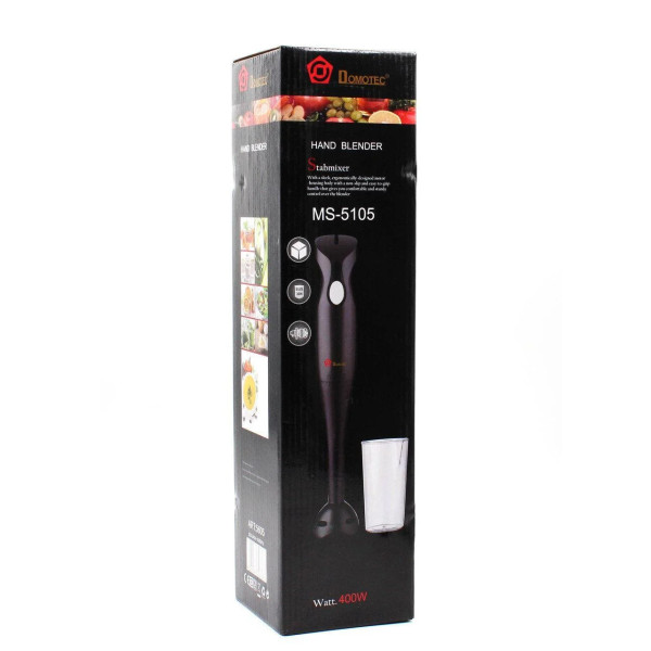 Блендер Domotec MS-5105 з білою чашею