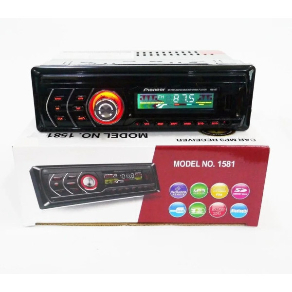 Автомагнитола 1DIN MP3 1581 RGB