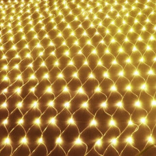 Гирлянда Сетка LED 192, теплый белый, 2x2м