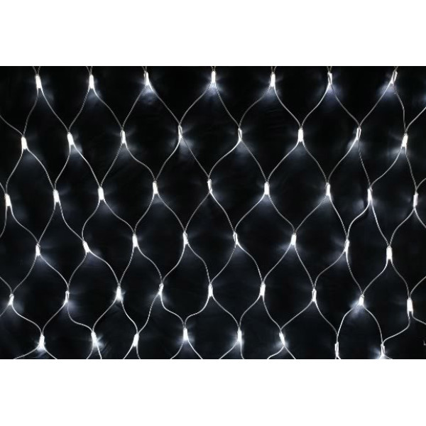 Гирлянда Сетка Led 180, холодный белый,  2M на 2M