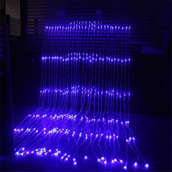 Гирлянда Водопад LED 480, 3M на 3M, синий